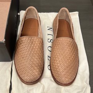 Nisolo size 9 Mara woven slip on shoe